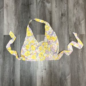 Glassons pastel floral halter top